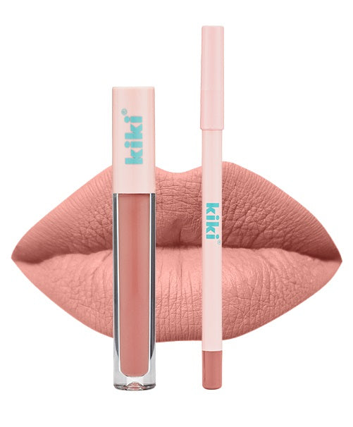kiki Lip Kit with Matte Stay all Day Liquid Lipstick and Lipliner in CHLOE